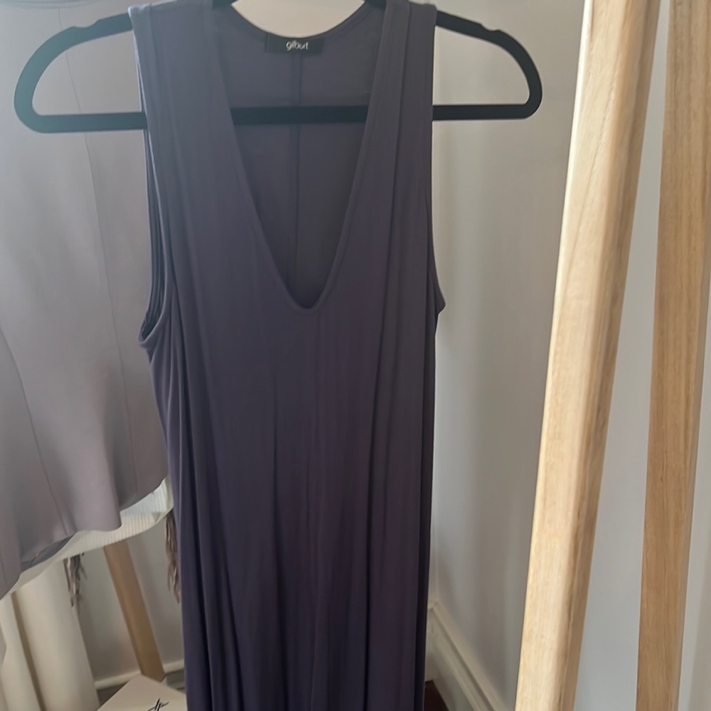 Maxi dress/ eggplant colour- gentle used